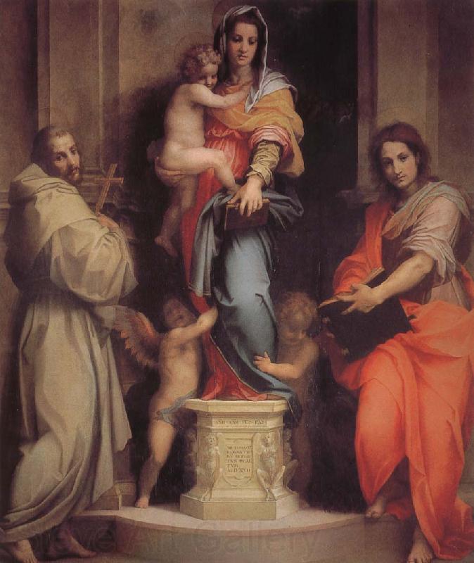 Andrea del Sarto Virgin Mary Norge oil painting art